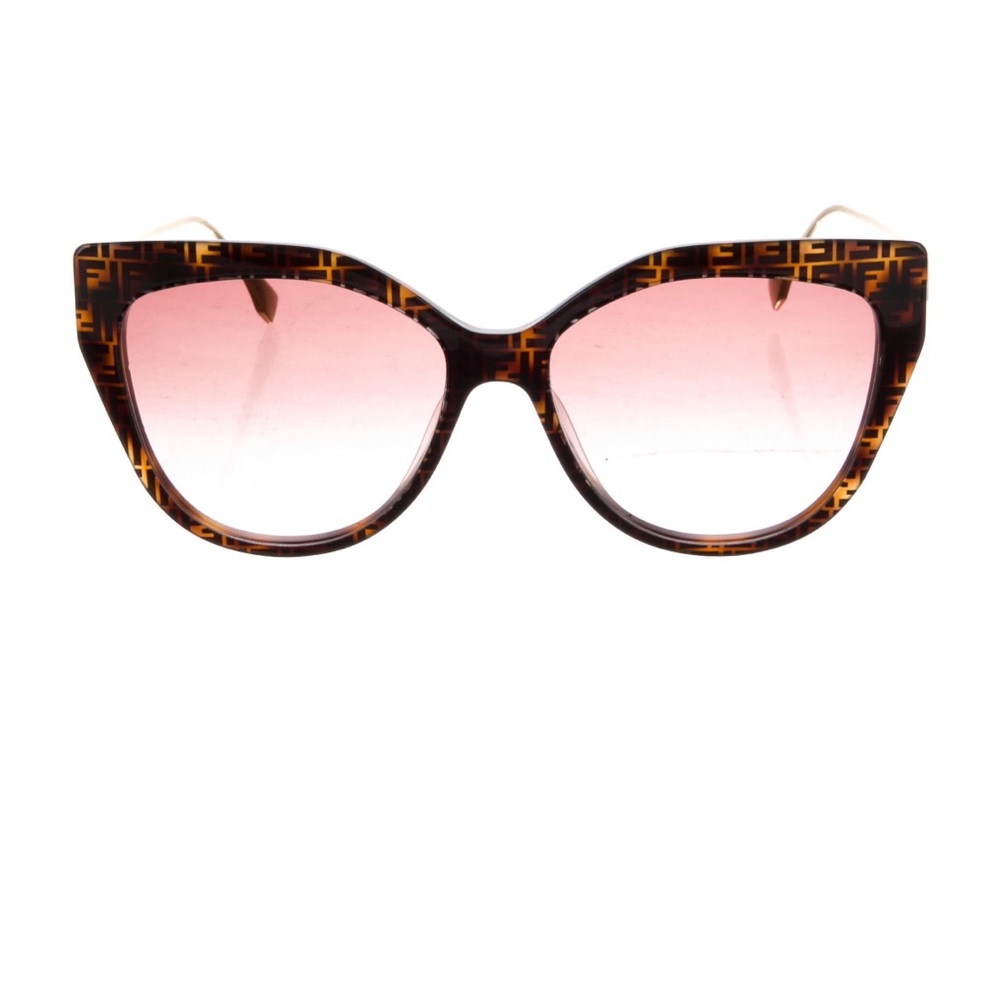 Fendi zucchino FF logo cat eye sunglasses